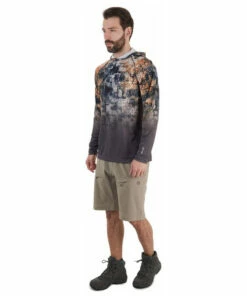 FHM FHM Mark Hoodie V2 Grey Orange UPF 50+ Fishing Shirt Size:l -Fishing clothing Shop 1299b89f d293 4241 81d1 a0730f28bc75