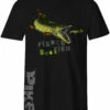 Fladen Fladen Hungry Pike T-Shirt, Black Size:l