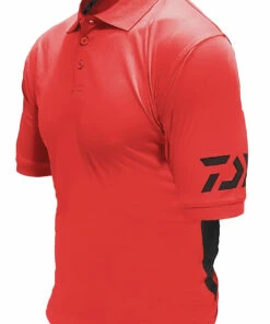 Daiwa Daiwa Polo Shirt Red Size:M -Fishing clothing Shop 411daf53 8462 4d17 b5a0 7eb1f10796f9
