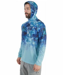 FHM FHM Mark Hoodie V2 Print Blue UPF 50+ Fishing Shirt Size:XXXXL -Fishing clothing Shop 83f77e61 4e6a 4e1f adc8 8cee8c23cfc3