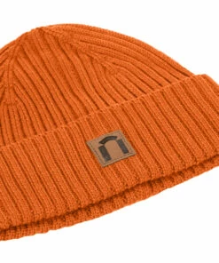 North Outdoor North Outdoor KIR Merino Wool Beanie, Burnt Orange