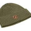 North Outdoor North Outdoor KIR Merino Wool Beanie, Olive Green