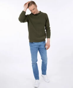 North Outdoor North Outdoor Kaski Merino Wool Jumper, Olive Green Size:XXL -Fishing clothing Shop e1c19e06 0356 4cc9 882e 9fc651bd0767