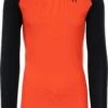 North Outdoor North Outdoor Intense Pro 200 Merino Wool Baselayer Shirt, Red/Black Size:S