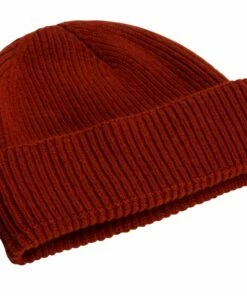 North Outdoor North Outdoor Kulo Merino Wool Beanie, Rust